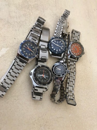 Lotto orologi vintage diver - lotto,